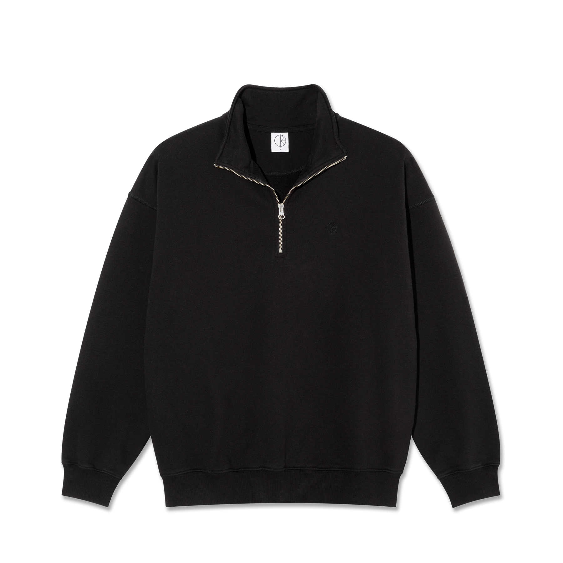 Frankie Half Zip Sweater Black Polar Skate Co