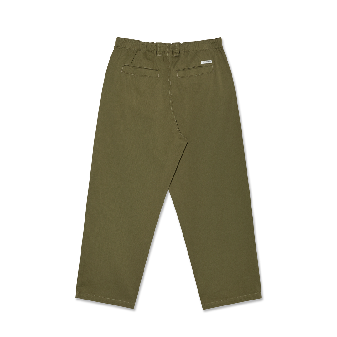 Railway Chinos - Army Green – Polar Skate Co. Railway Chinos - Army Green – Polar Skate Co.