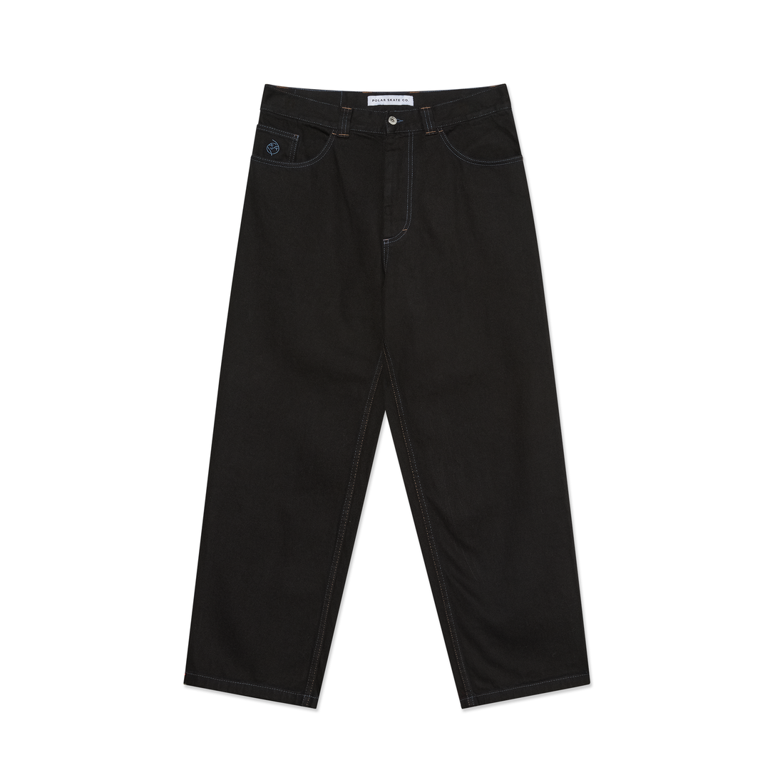 Big Boy Pants - Black/Blue Stitching – Polar Skate Co. Big Boy Pants - Black/Blue Stitching – Polar Skate Co.