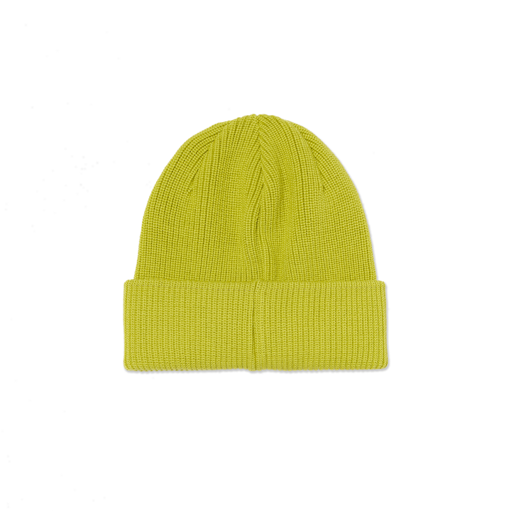 Double Fold Merino Beanie - Moss Green