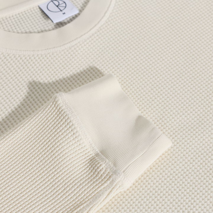Dylan LS Tee | Waffle - Ivory