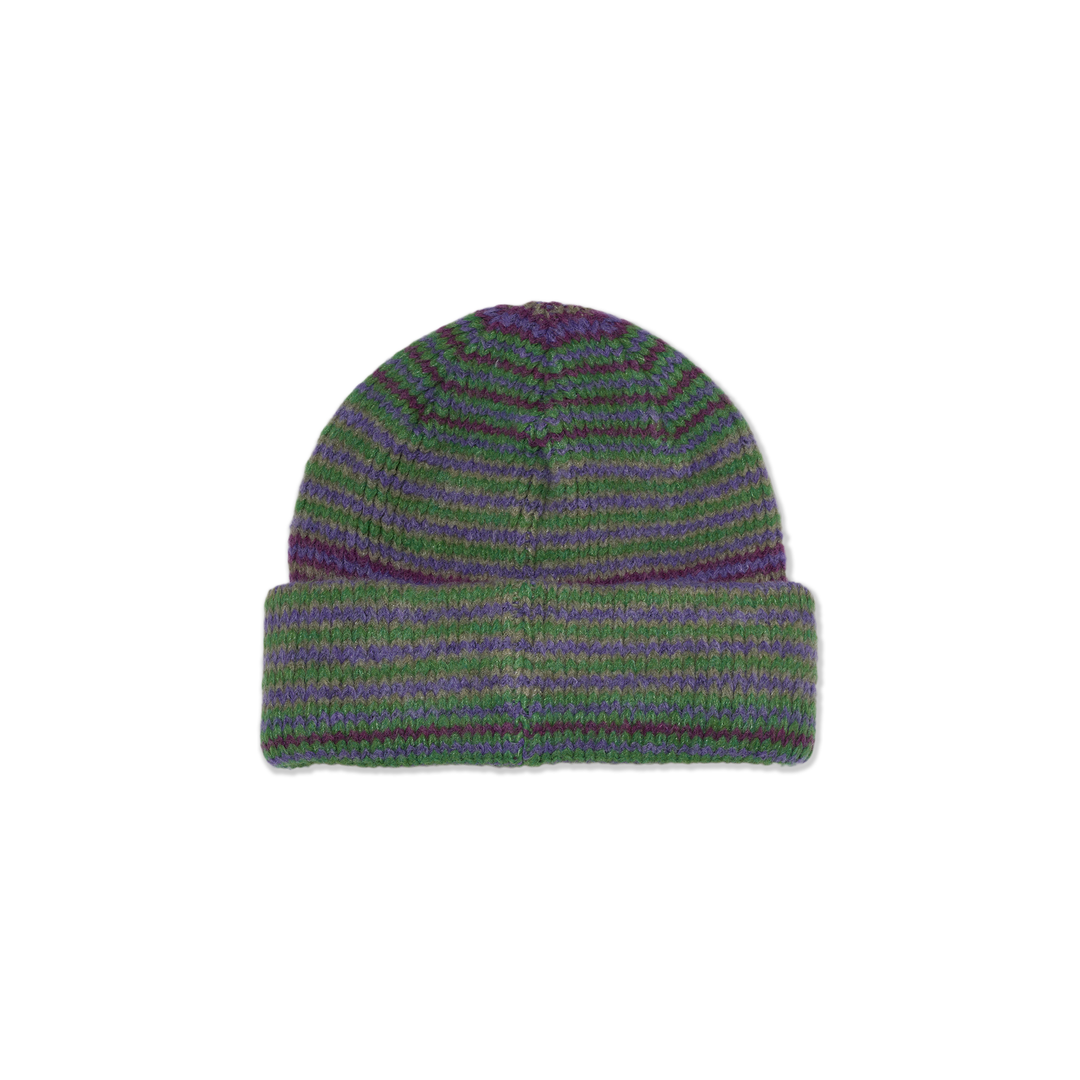 George Beanie - Purple/Green