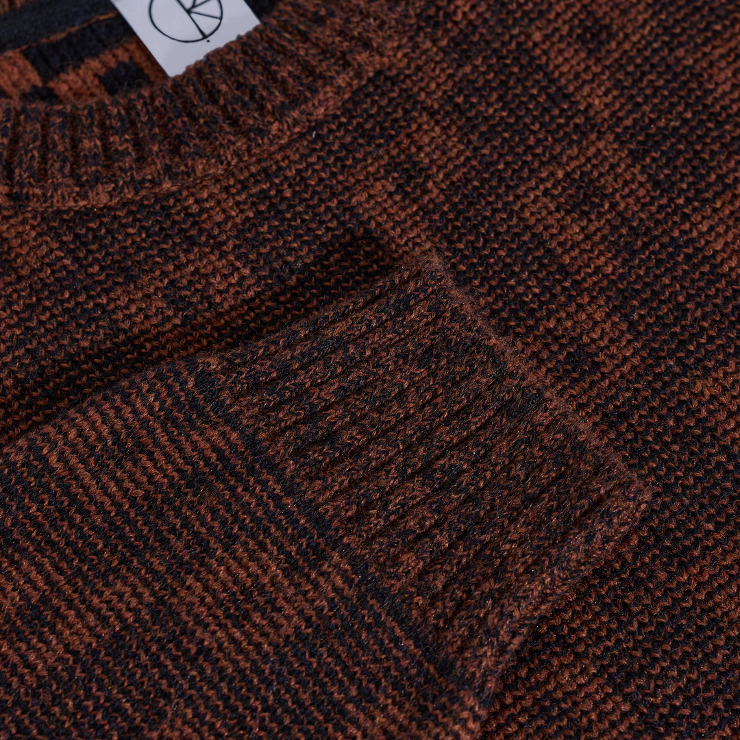 George Sweater | P Pattern - Navy/Orange