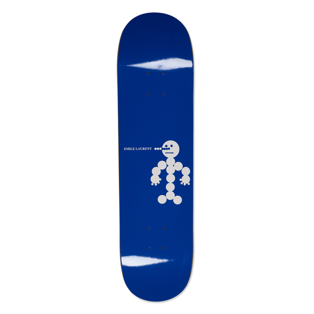 Deck | Emile Laurent - Snowman Blue – Polar Skate Co. Deck | Emile Laurent - Snowman Blue – Polar Skate Co.