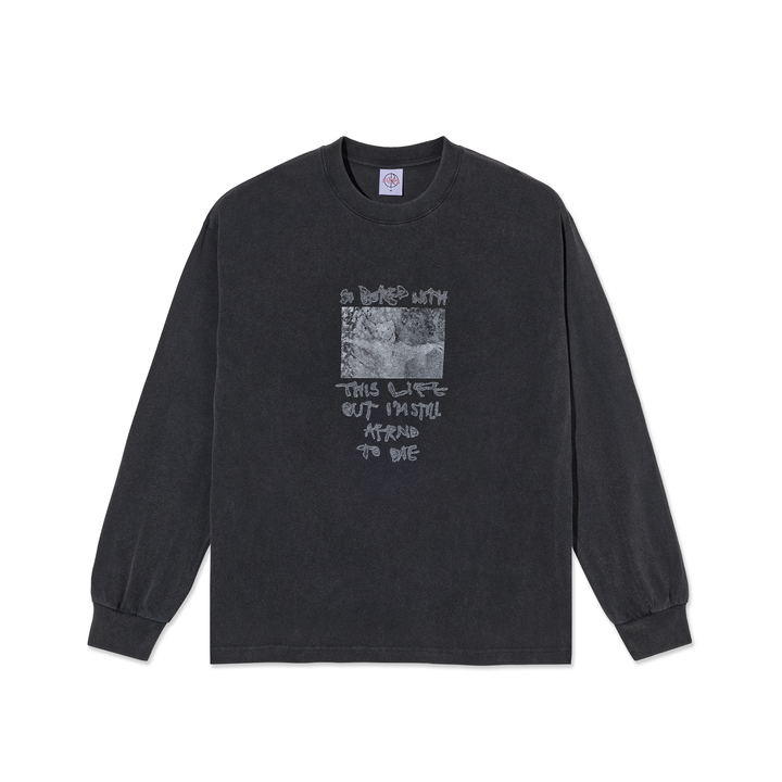 LS Tee | So Bored (Silver Black)