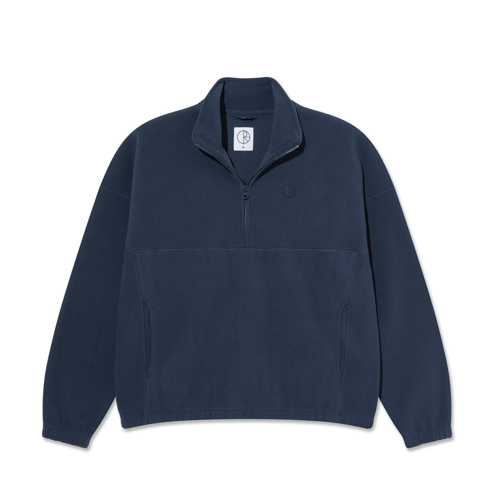 Ivan Half Zip Sweatshirt - Grey Blue