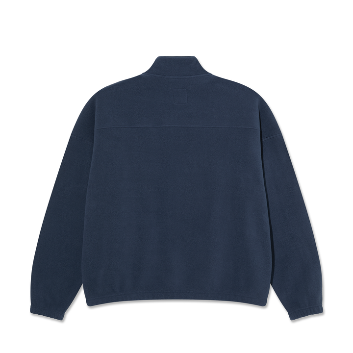 Ivan Half Zip Sweatshirt - Grey Blue