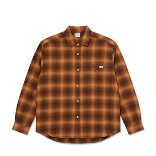 Mitchell LS Shirt | Shadow Check - Caramel