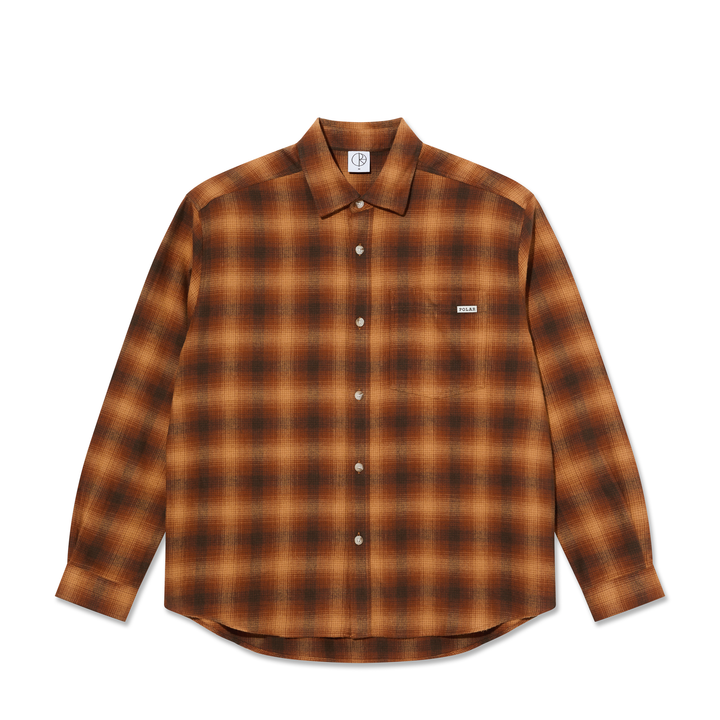 Mitchell LS Shirt | Shadow Check - Caramel