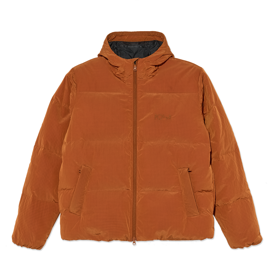 polar skate LIGHTWEIGHT PUFFER ダウンジャケット Soft Puffer Jacket - Orange – Polar Skate Co.