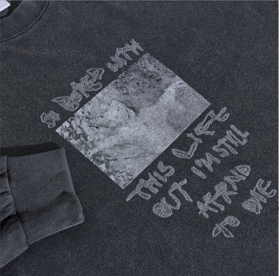 LS Tee | So Bored (Silver Black)