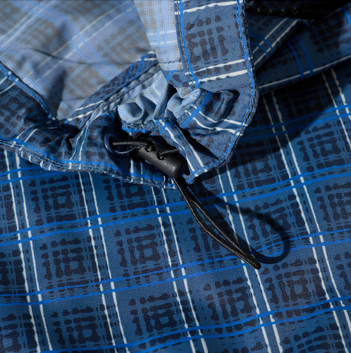 Chase Light Shell Jacket - Blue Check