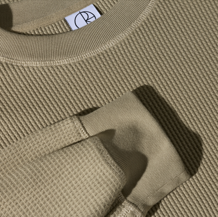 Dylan LS Tee - Khaki Green/Taupe