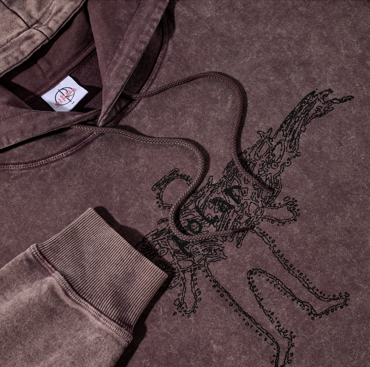 Acid Frank Hoodie | Soul - Bordeaux