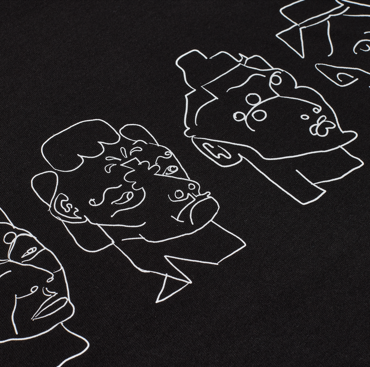 Contrast Tee | 8 Heads - Black/White