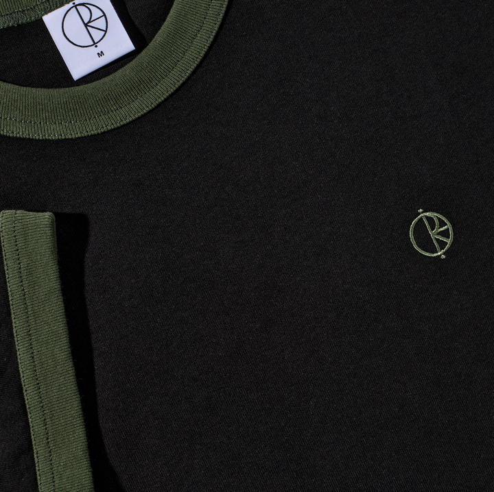 Ringer Tee - Black/Uniform Green