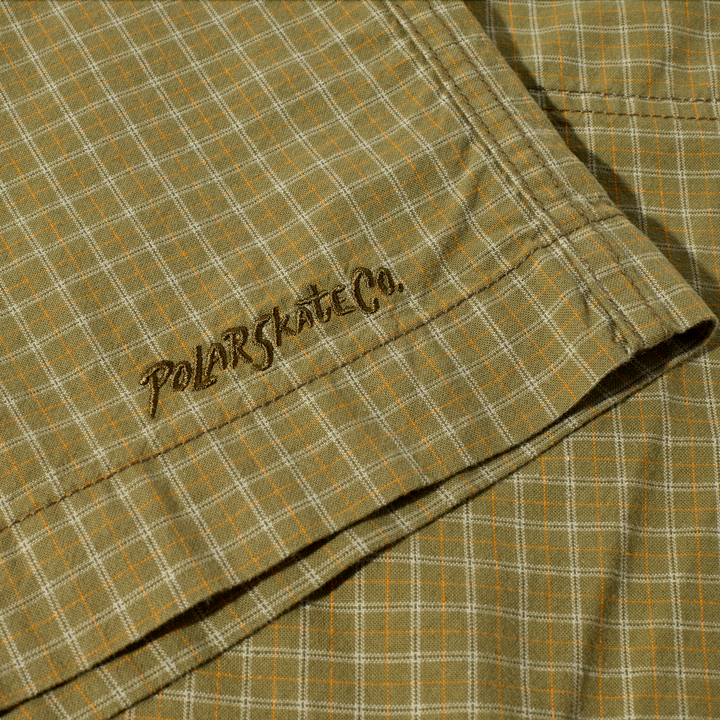Hike Shorts | Cotton - Olive Check