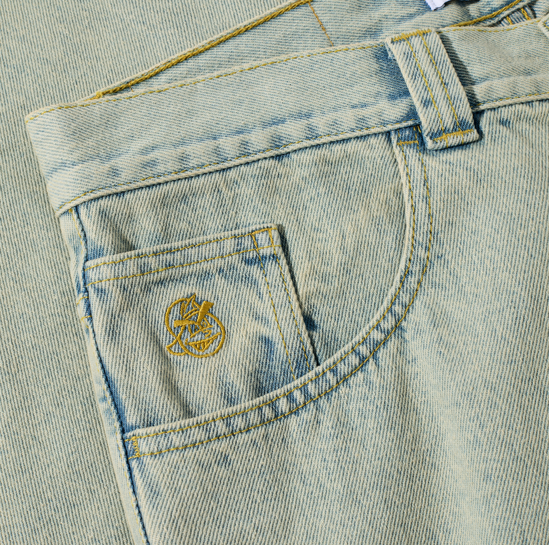 93 Pants - Dirty Light Blue