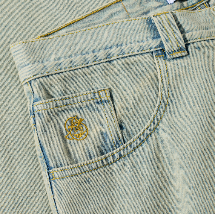 93 Pants - Dirty Light Blue