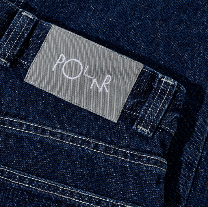 89 Pants - Dark Blue w/ White Stitching