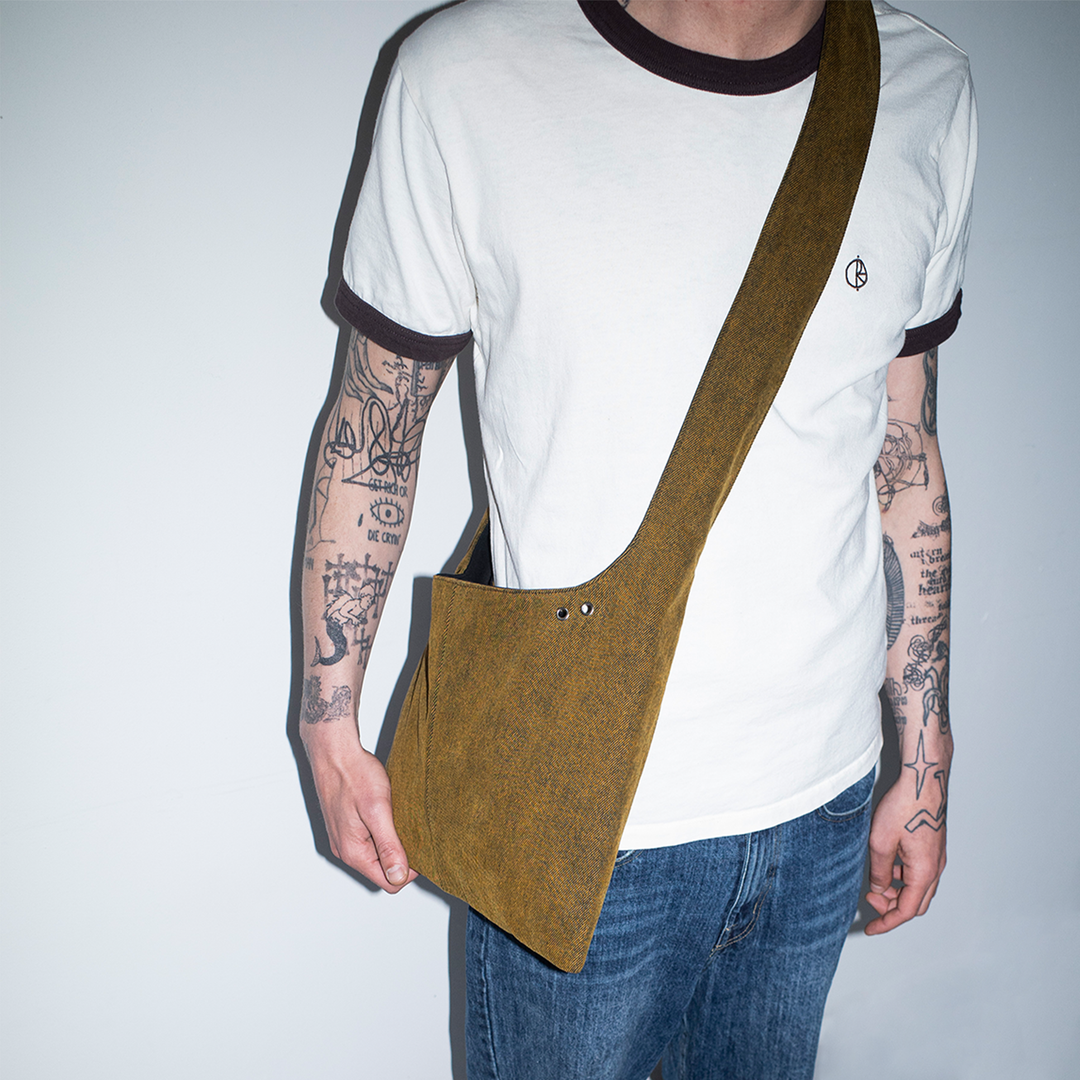 Gousi X Polar | Medium Crossbody Bag - Yellow Black