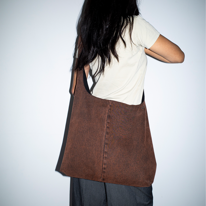 Gousi X Polar | Big Crossbody Bag - Orange Black