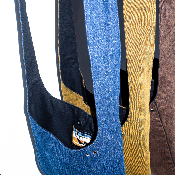 Gousi X Polar | Medium Crossbody Bag - Indigo