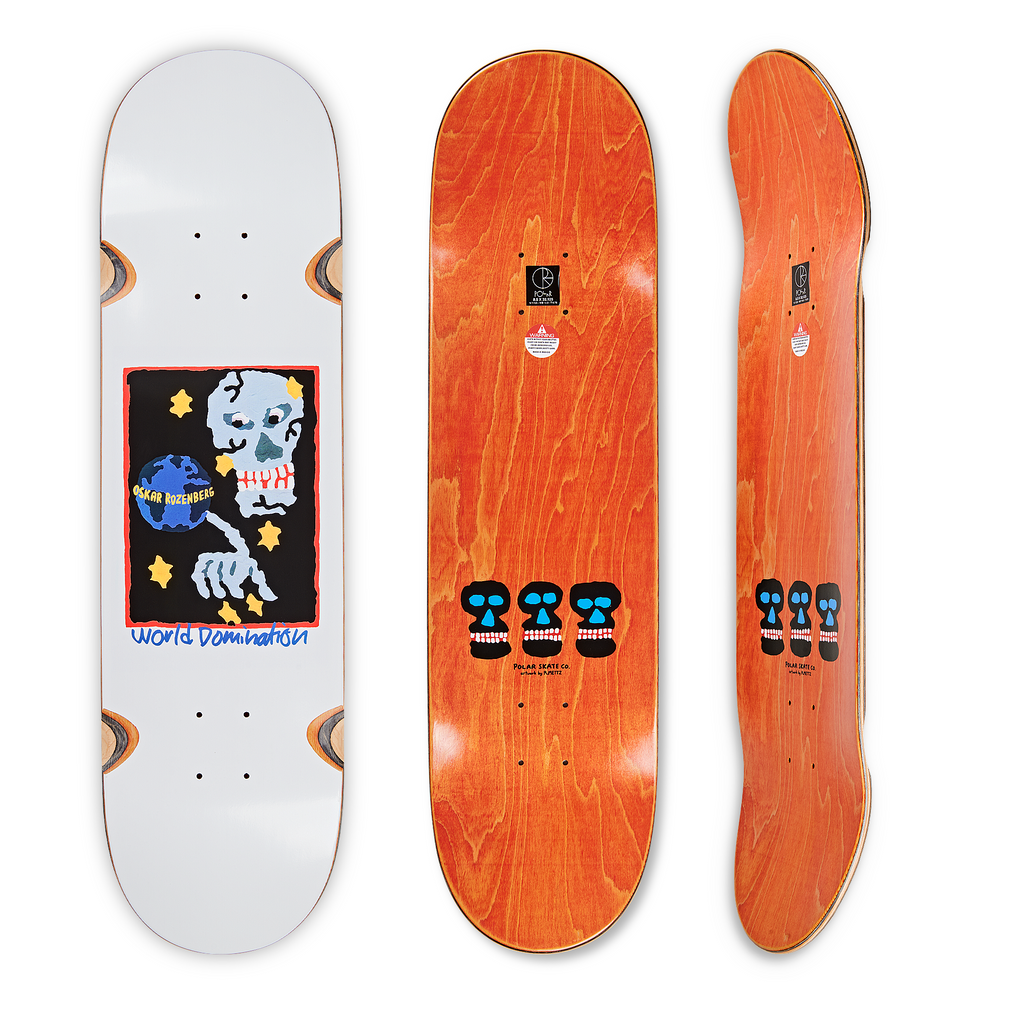 POLAR OSKAR ROZENBERG デッキ POLAR OSKAR ROZENBERG TRIPPIN DECK - PLA Skateboarding