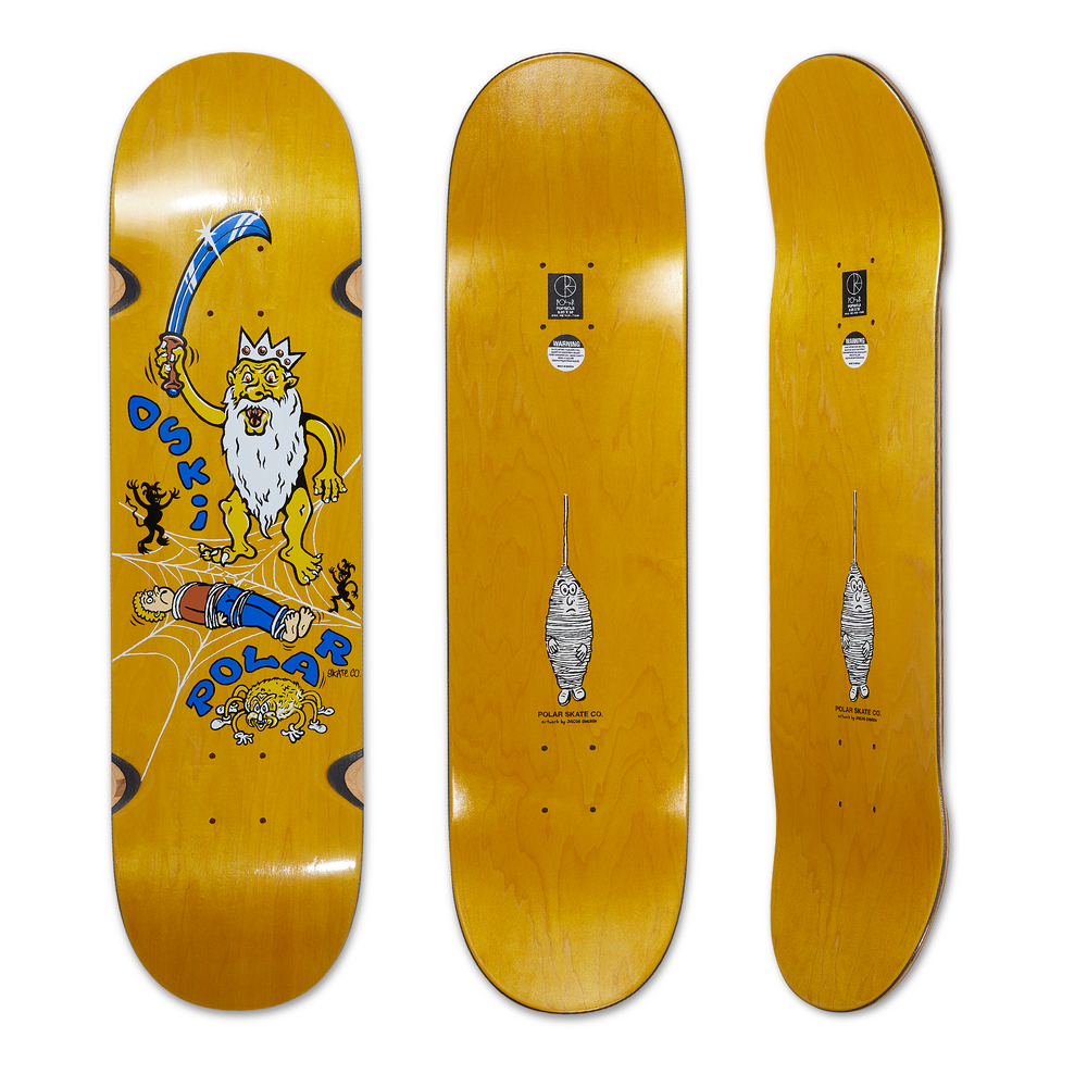 Deck | Oskar Rozenberg - Spider King - Wheel Wells – Polar Skate Co.