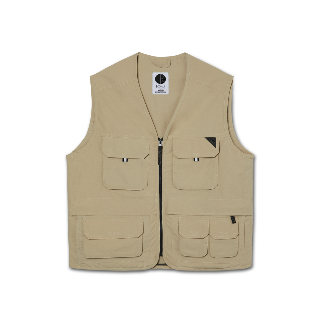 Utility Vest - Sand – Polar Skate Co. Utility Vest - Sand – Polar Skate Co.
