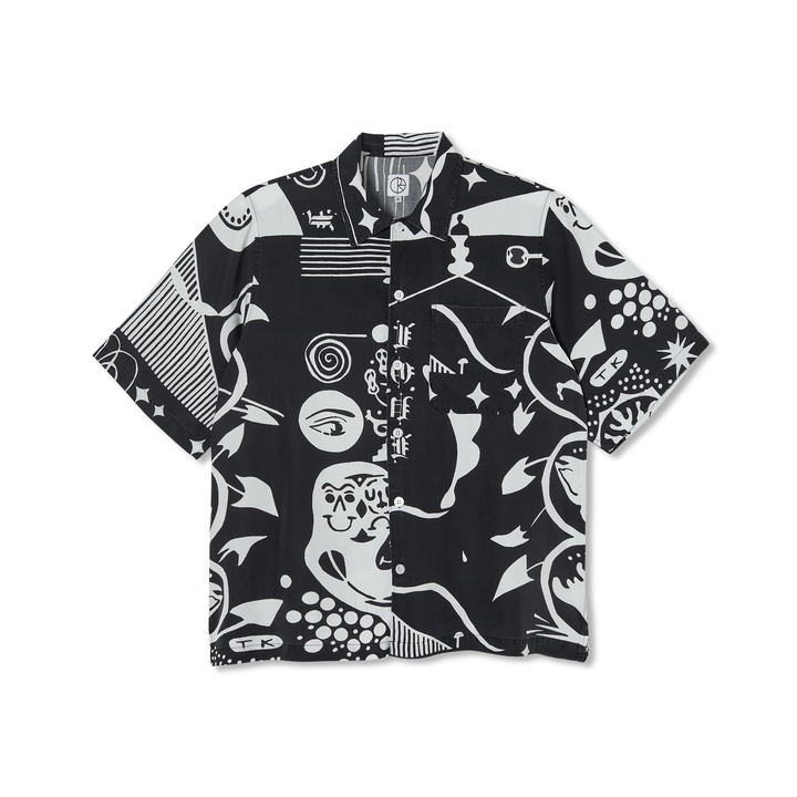 Spiral Shirt - Black / White