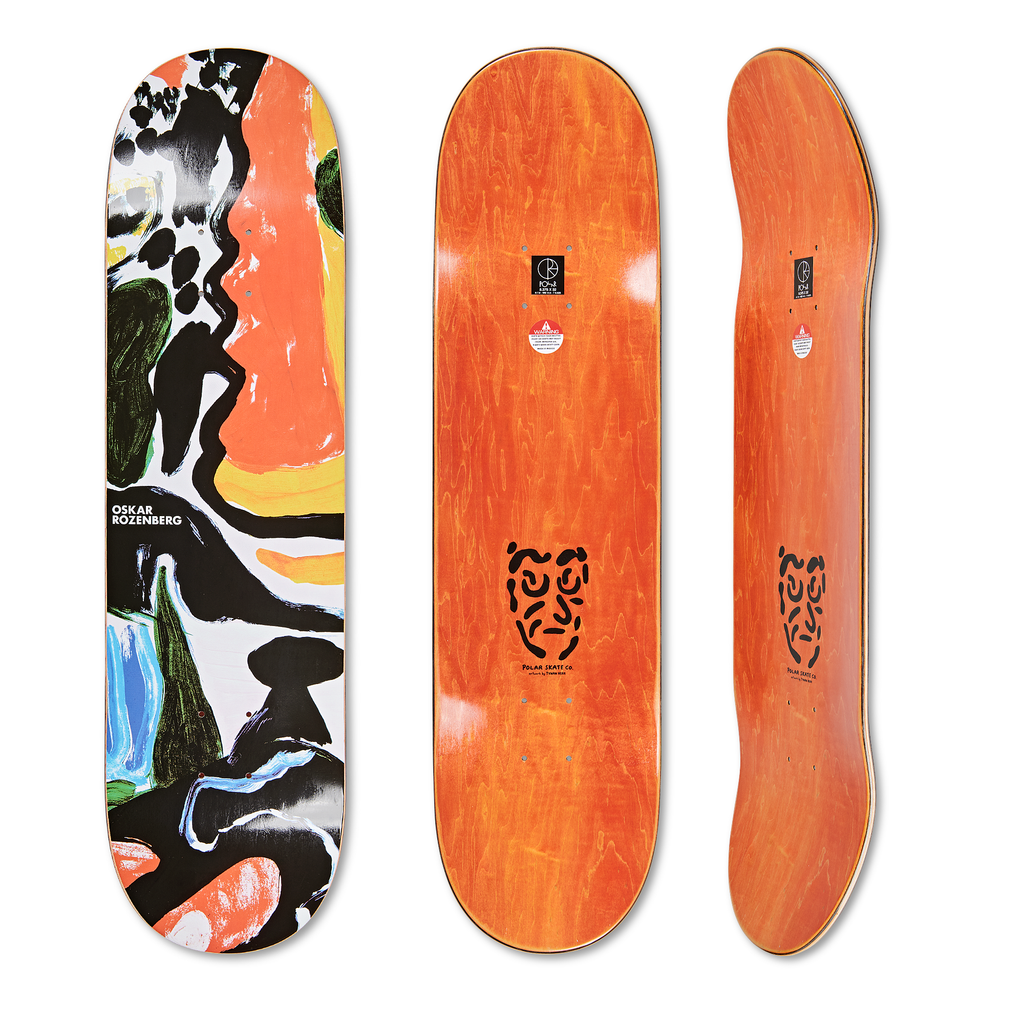 POLAR OSKAR ROZENBERG デッキ Deck | Oskar Rozenberg - Facescape – Polar Skate Co.
