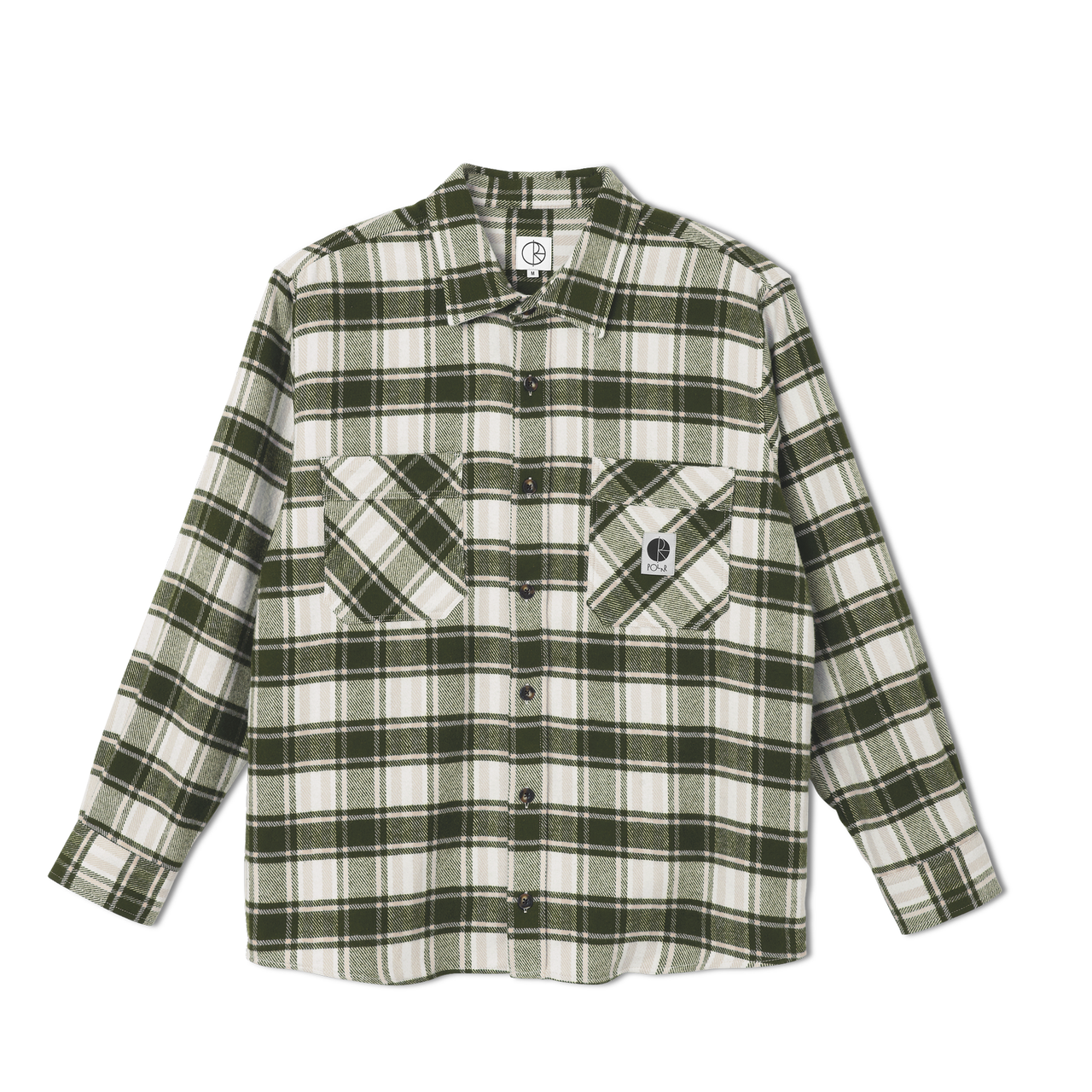 Mike LS Shirt | Flannel Shirt - Dark Olive