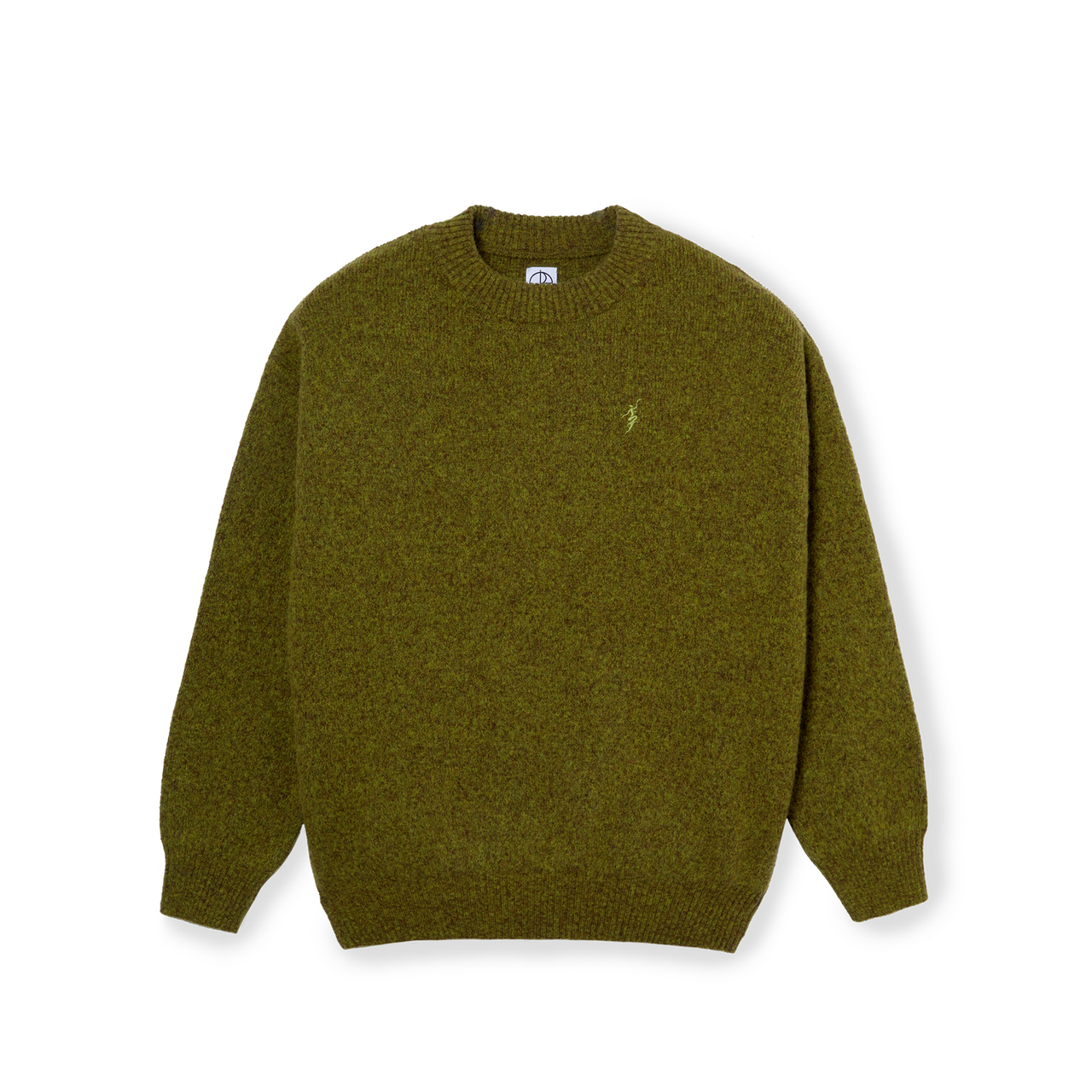 No Comply Knit Sweater - Army Green