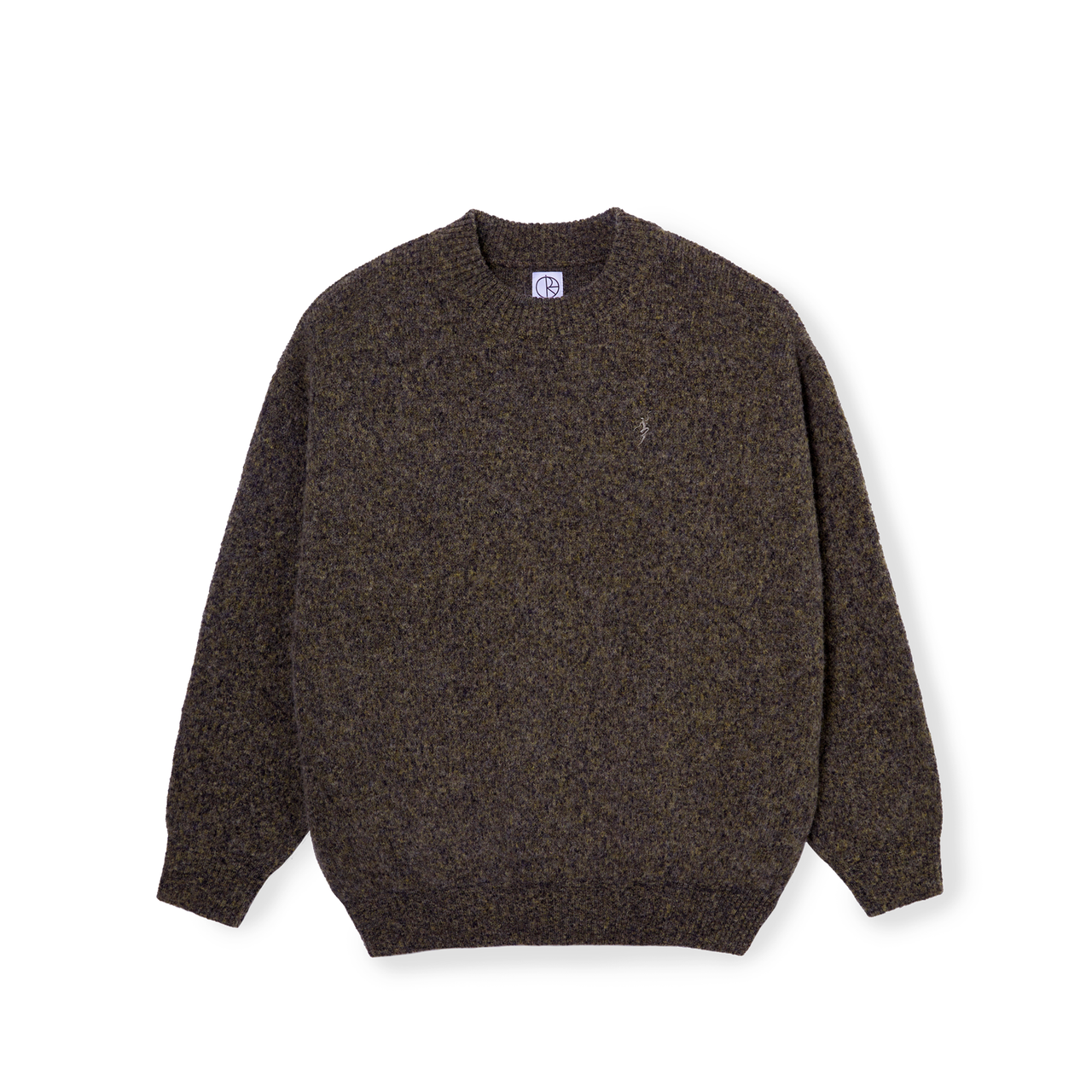 No Comply Knit Sweater - Brown – Polar Skate Co.