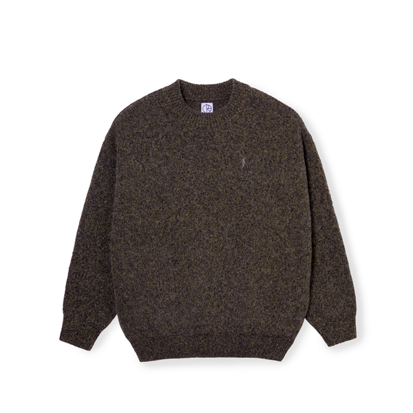 No Comply Knit Sweater - Brown